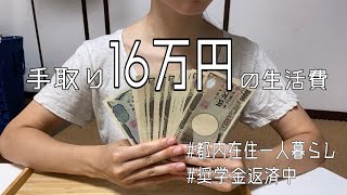 【手取り16万代】 生活費の内訳公開  全然キチィて！！！ [upl. by Darce180]