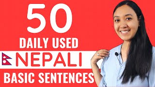 Nepali Basic 50 sentences you must know [upl. by Sidon]