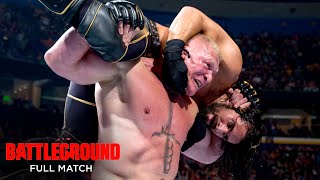 FULL MATCH  Seth Rollins vs Brock Lesnar  WWE Title Match WWE Battleground 2015 [upl. by Aseela318]