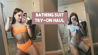 BATHING SUIT TRY ON HAUL 2018 ZAFUL [upl. by Eilrahc]