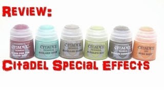 Review Citadel Paints Special Effects [upl. by Anderer]