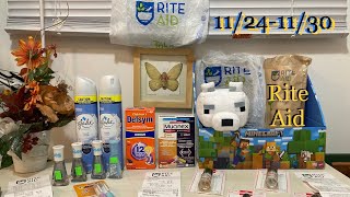 RITE AID in Store iBotta Rebates amp Couponing This Week  November 24  30 2024  Bonus Cash Back 🛒 [upl. by Atinyl668]