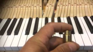 Lightening Piano Touch Weight on Studio Upright [upl. by Cruz]