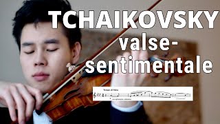 Tchaikovsky Valse Sentimentale Solo Violin [upl. by Kcirtapnaes497]