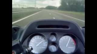 honda cbr 1000 F 1993 top speed 270 km [upl. by Ydisahc]