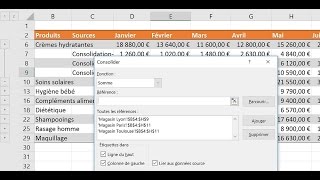 Regrouper et consolider des données Excel [upl. by Ateuqal973]