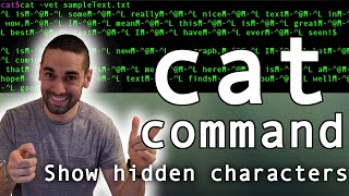 See hidden characters in files using the cat command [upl. by Nowed]