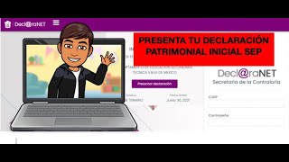 DECLARACIÓN PATRIMONIAL INICIAL SEP 2022 DECLARANET [upl. by Anwat]