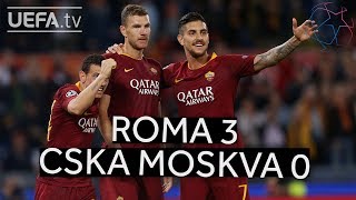 ROMA 30 CSKA MOSKVA UCL HIGHLIGHTS [upl. by Porty51]