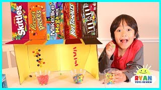 DIY CANDY DISPENSER Cardboard vending Machine [upl. by Aihsein]