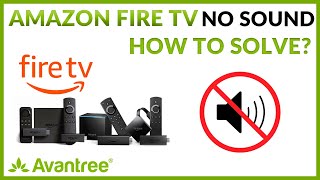 Amazon Fire TV No Sound  How to FIX [upl. by Erodeht153]