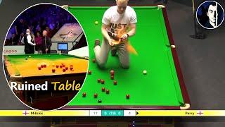 Simultaneous assault on snooker tables  The Crucible 2023 [upl. by Kellsie]