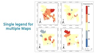 Create Single legend for Multiple Maps in ArcGIS [upl. by Yolanthe952]