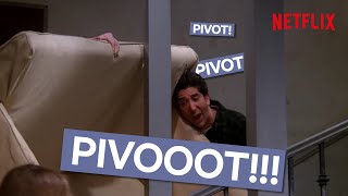 Friends  Ross New Couch Pivot FULL SCENE [upl. by Neit695]