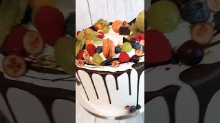 VanillaStrawberry Cake With Fresh Fruit [upl. by Siocnarf]