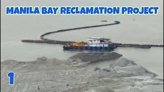 AMAZING PROGRESS  MANILA BAY RECLAMATION PROJECT 2022  PART 1 manilabay reclamation [upl. by Hoban]