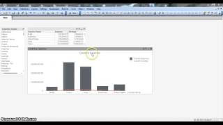 QlikView  How to Create Combo Chart in QlikView [upl. by Eatnom]