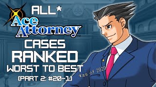 Ace Attorney Cases RANKED Worst To Best Part 2 201  The Top Half [upl. by Gregory]