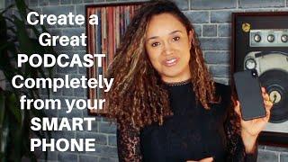 🎙📱 How to Start a Podcast on Your Phone  Anchor Spotify Podcast Tutorial [upl. by Walley]