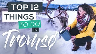 Top 12 Things to do in Tromsø in Winter [upl. by Anialad]