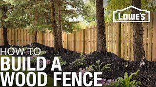 How to Build a Wood Fence [upl. by Brook334]