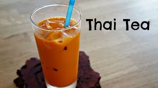 How to Make Thai Tea  easy recipe [upl. by Hnirt684]