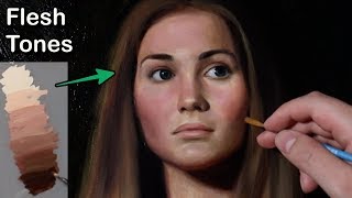 Portrait Painting Tutorial  Flesh Colors Explained [upl. by Dukie]