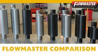 Flowmaster Muffler Comparison wExamples  How to Choose a Muffler for V6 Dodge Charger amp Other Cars [upl. by Eleda]