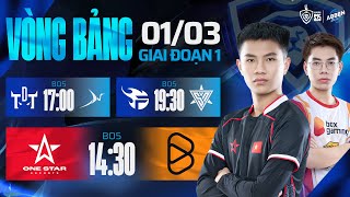 1S vs BOX  TDT vs BSS  FPT vs SPN  GĐ1  ABBEN ENERGY ĐTDV MÙA XUÂN 2025  0103 [upl. by Alocin10]