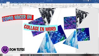 COMO HACER UN COLLAGE EN WORD2020 [upl. by Suoirrad]