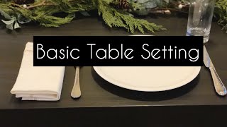 BASIC Table Setting How to set up the Table [upl. by Reddy]