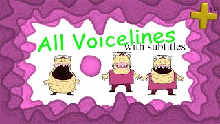 Beans  All Voicelines with Subtitles  Baldis Basics Plus [upl. by Jehias997]