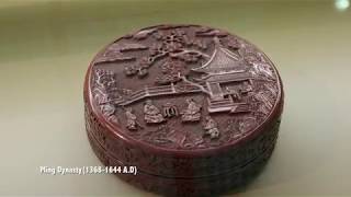 Cinnabar The Chinese Art of Carved Lacquer  Arts in the City [upl. by Ilan]