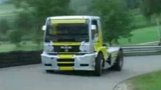 Hillclimb Truck Racing MAN Racetruck powerslide no Drift  Subida Bergrennen Vrchy Oberhallau 2005 [upl. by Verneuil175]