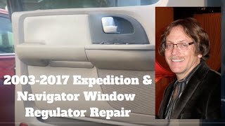 20032017 Ford Expedition Lincoln Navigator Window Regulator Replacement amp Repair Left Front [upl. by Enaled]