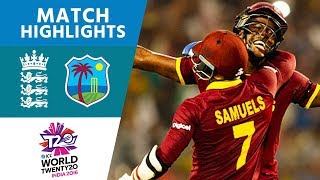 Brathwaite Hits 4 Sixes To Win  England vs West Indies  ICC Mens WT20 FINAL  Highlights [upl. by Atekehs429]