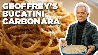 Geoffrey Zakarians Bucatini Carbonara  The Kitchen  Food Network [upl. by Aloisius]