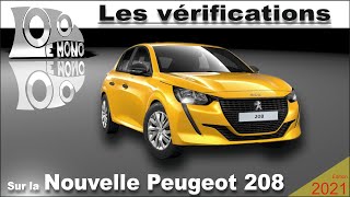 Nouvelle Peugeot 208 2020 vérifications et sécurité routière [upl. by Akihsan]