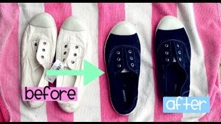 HOW to DYE your SHOES EASIEST WAY [upl. by Koehler]