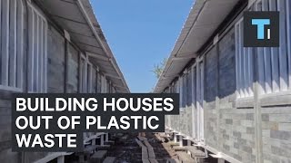 Building houses out of plastic waste [upl. by Onia]