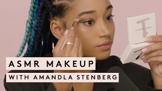 ASMR SNAP SHADOWS TUTORIAL W AMANDLA STENBERG  FENTY BEAUTY [upl. by Kliment]