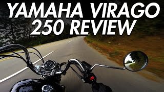 Yamaha Virago 250 Review  Best Beginner Cruiser Motorcycle  LIFE OF BRI [upl. by Wivinia]