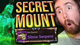 Asmongold Obtains SECRET Mount by SOLOing a Dungeon  Slime Serpent Shadowlands [upl. by Domph]