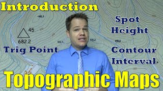 How to read a Topographic  Contour Map [upl. by Goulden]