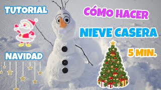 Tutorial NIEVE CASERA fácil en 5 MINUTOS  ISINAPIOLINA [upl. by Clawson]