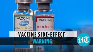 Vaccine sideeffects Enlarged heart warning for Pfizer Moderna jabs in USA [upl. by Espy]