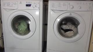 Wash race  Indesit vs Indesit Synthetics 50c [upl. by Kamat]