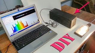 How to Make DIY Spectrometer  Optical spectrum analyzer  Light analysis [upl. by Warfield527]