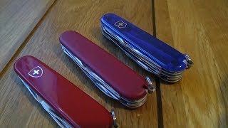 Victorinox Spartan vs Climber vs Huntsman [upl. by Cirre485]