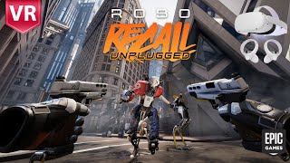 Oculus Quest 2  Robo Recall Unplugged VR Gameplay  No Commentary [upl. by Philbin866]